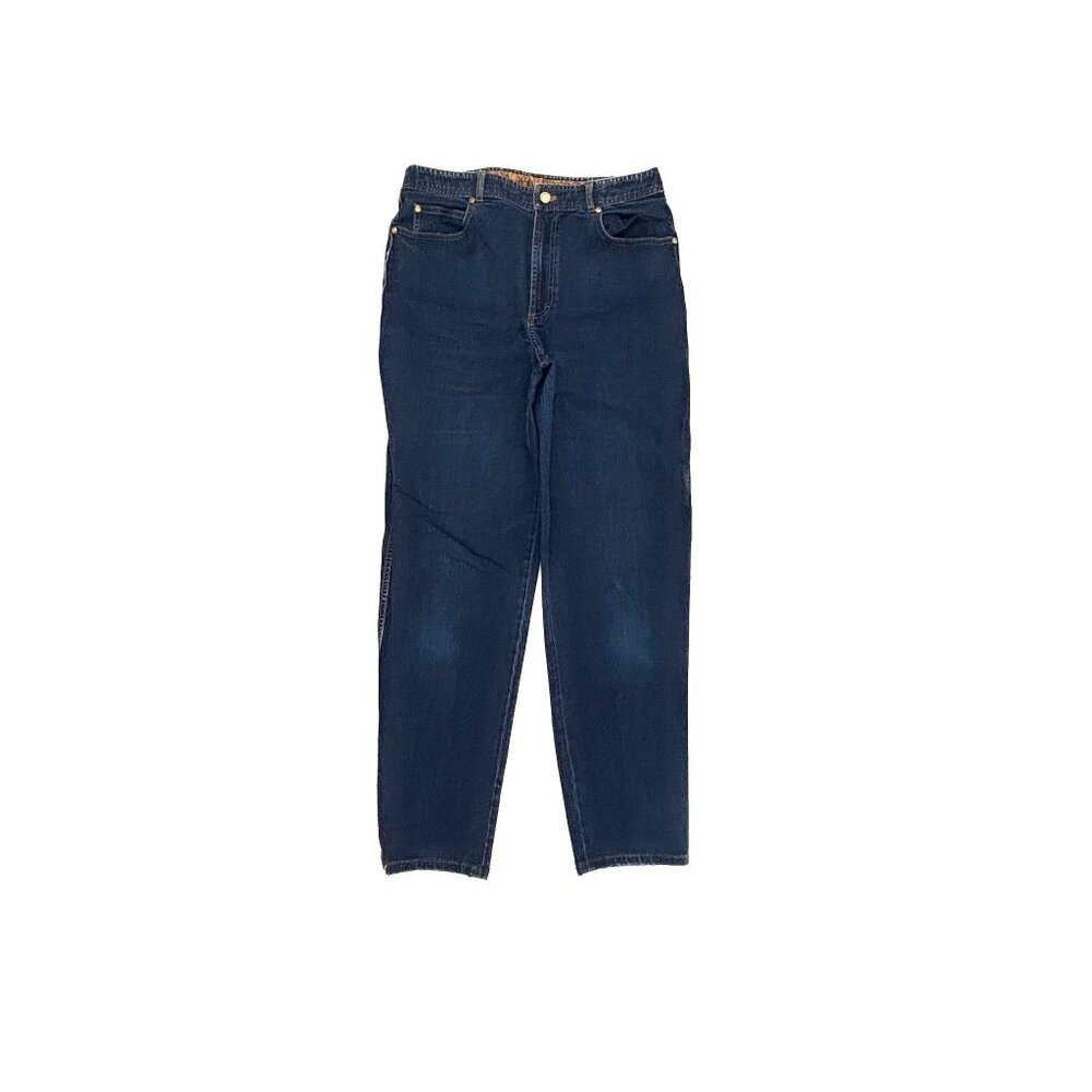 Dana Buchman Straight Slim Women's size 8 Dark Blue Denim‎ Jeans